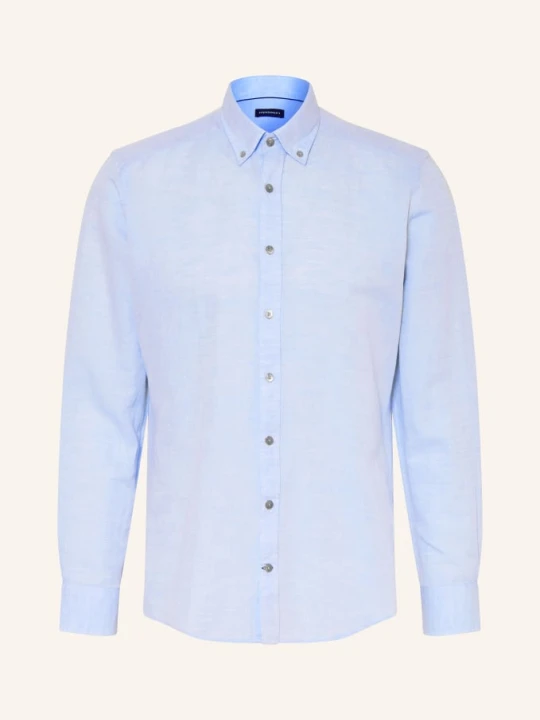 Zdjęcie produktu Strokesman's Koszula Regular Fit Z Lnu blau JASNONIEBIESKI