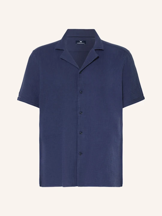 Zdjęcie produktu Strokesman's Koszula Z Klapami Regular Fit blau GRANATOWY