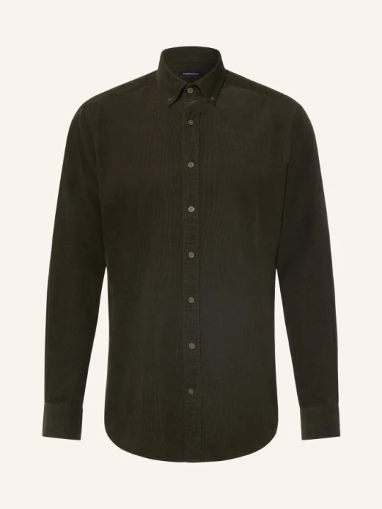 Zdjęcie produktu Strokesman's Koszula Z Sztruksu O Kroju Slim Fit gruen OLIWKOWY