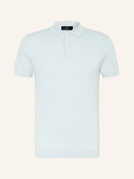 Zdjęcie produktu Strokesman's Koszulka Polo Z Dzianiny blau MIĘTOWY