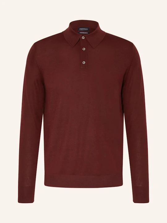 Zdjęcie produktu Strokesman's Koszulka Polo Z Dzianiny rot CIEMNOCZERWONY