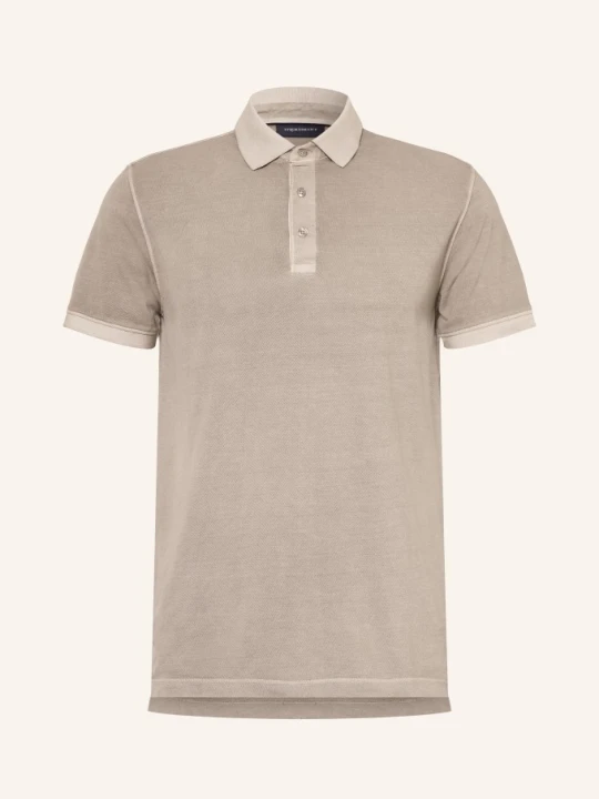 Zdjęcie produktu Strokesman's Koszulka Polo Z Pikowanym Wzorem beige