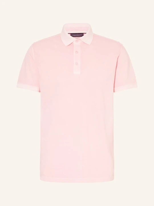 Zdjęcie produktu Strokesman's Koszulka Polo Z Pikowanym Wzorem rosa RÓŻOWY