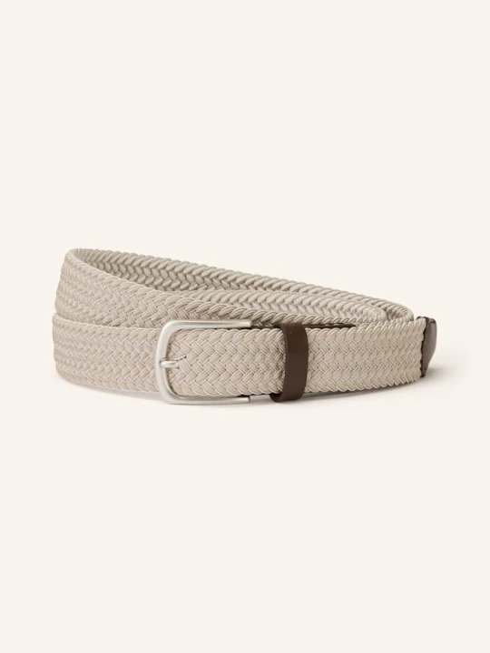Zdjęcie produktu Strokesman's Pasek Pleciony beige