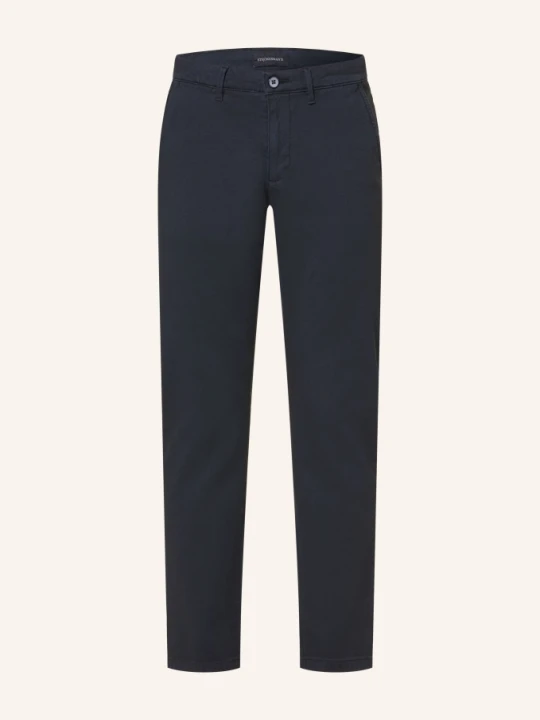 Zdjęcie produktu Strokesman's Spodnie Chino Slim Fit Z Pikowanym Wzorem blau GRANATOWY
