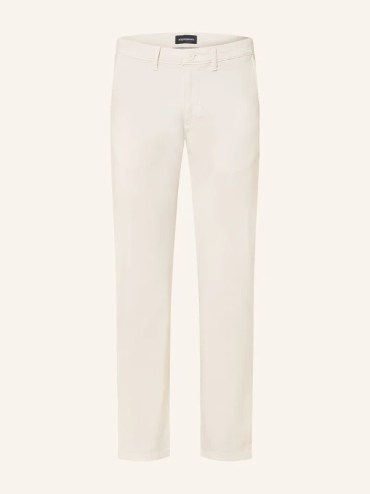 Zdjęcie produktu Strokesman's Spodnie Chino Slim Fit Z Pikowanym Wzorem grau JASNOCZARY