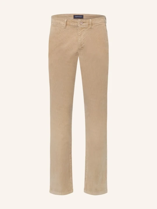 Zdjęcie produktu Strokesman's Spodnie Z Sztruksu O Kroju Slim Fit beige