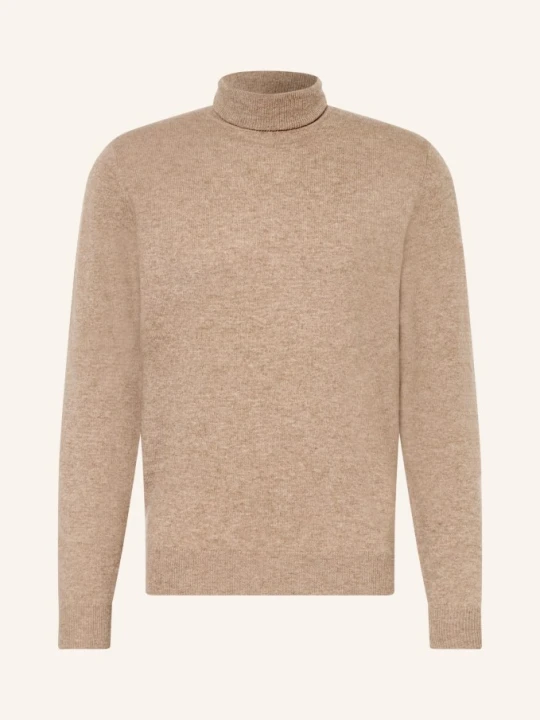 Zdjęcie produktu Strokesman's Sweter Z Golfem Z Kaszmiru beige
