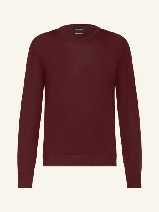 Zdjęcie produktu Strokesman's Sweter Z Wełny Merino rot CIEMNOCZERWONY