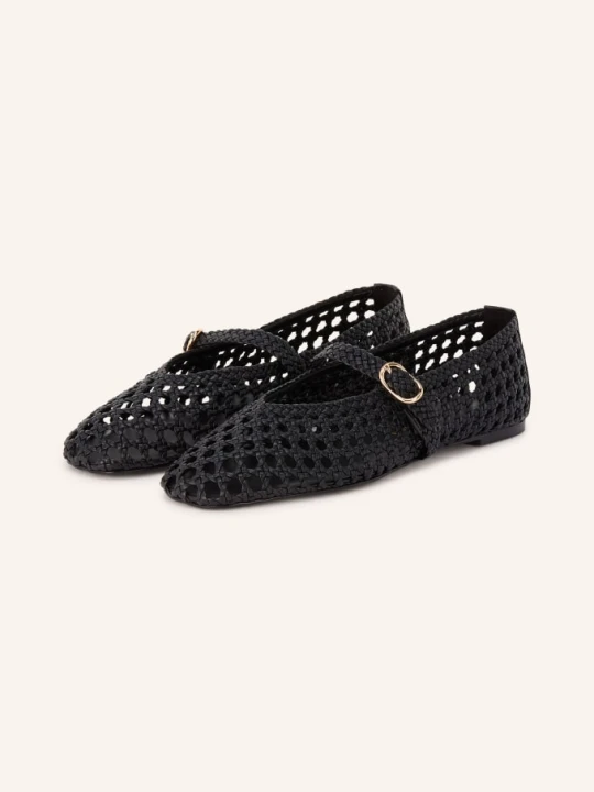 Zdjęcie produktu Stuart Weitzman Baleriny Mary Jane Prim schwarz CZARNY