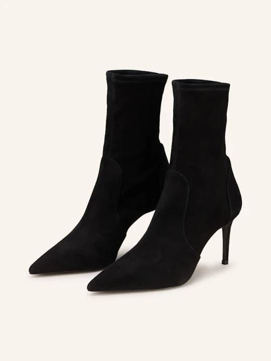 Zdjęcie produktu Stuart Weitzman Botki Stuart Power Bootie 75 schwarz CZARNY