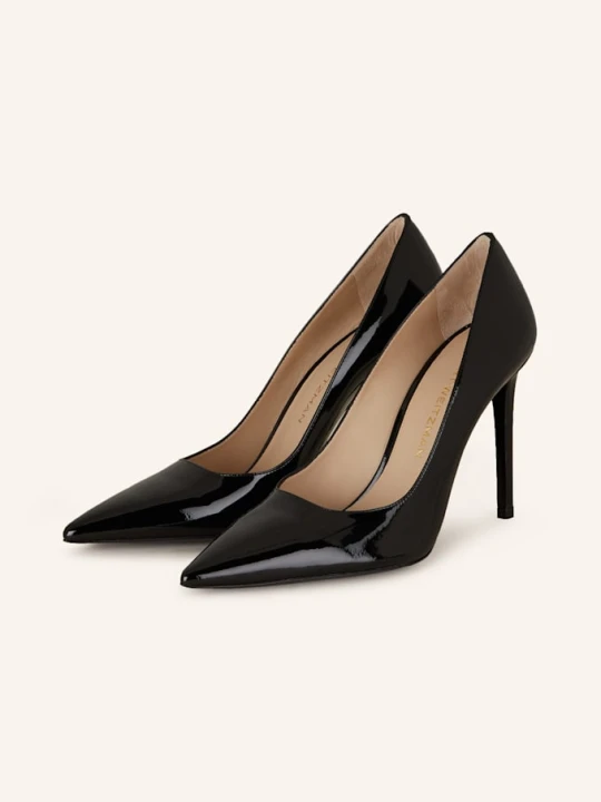 Zdjęcie produktu Stuart Weitzman Czółenka Lakierowane Stuart Power 100 schwarz CZARNY