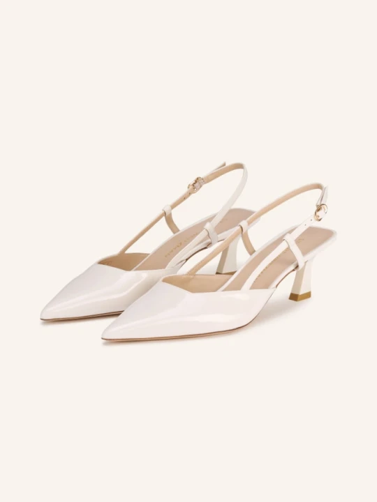 Zdjęcie produktu Stuart Weitzman Czółenka Z Odkrytą Piętą Vinnie 50 beige