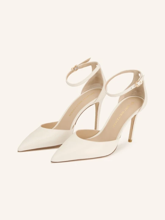 Zdjęcie produktu Stuart Weitzman Czółenka Z Paskiem Stuart Power Strap beige