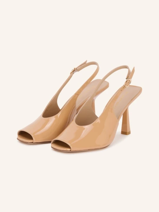 Zdjęcie produktu Stuart Weitzman Czółenka Z Paskiem Val Slingback beige