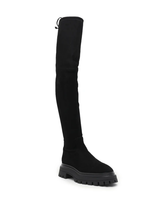 Zdjęcie produktu Stuart Weitzman Muszkieterki Bedforland | zamsz czarny