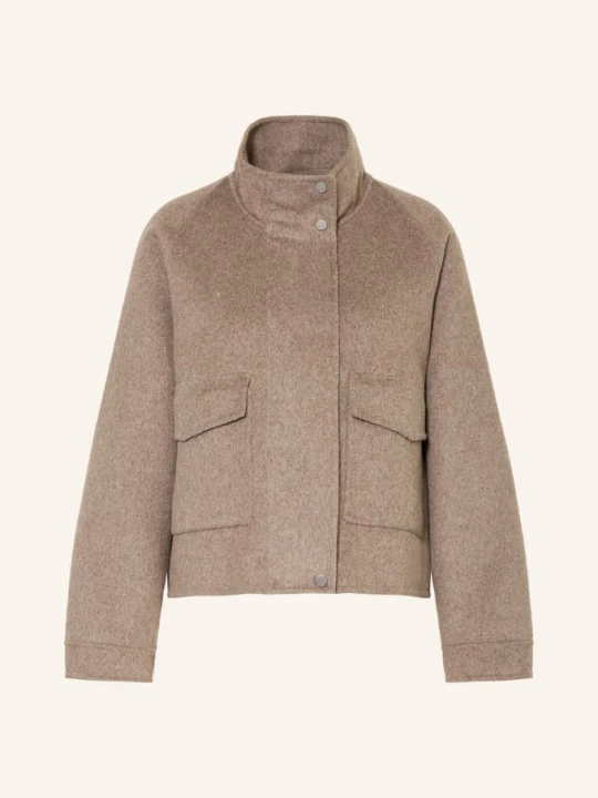 Zdjęcie produktu Studio Ar Kurtka Z Klapami Cailin beige BRĄZOWY