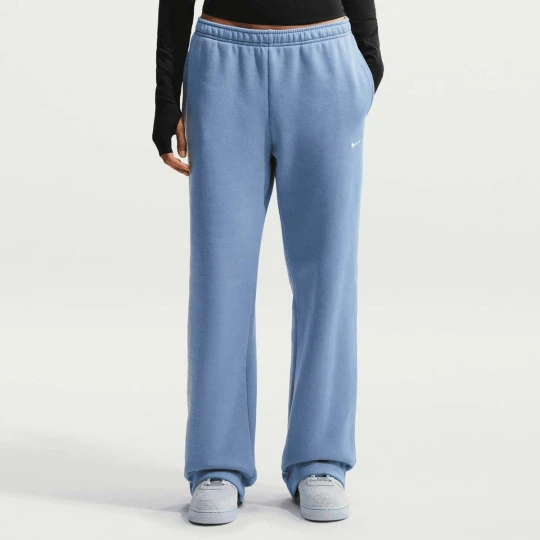 Zdjęcie produktu Studio Fleece Medium Weight Mid Rise Open Hem Pant Nike niebieski