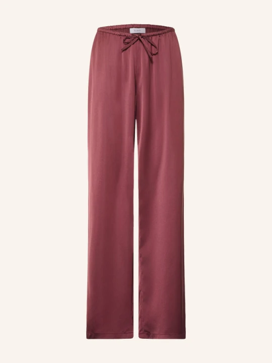 Zdjęcie produktu Stylein Spodnie Satynowe Meike rot CIEMNOCZERWONY