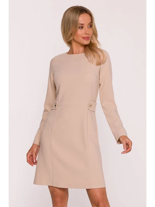 Zdjęcie produktu Stylove Sukienka w kolorze beżowym rozmiar: L