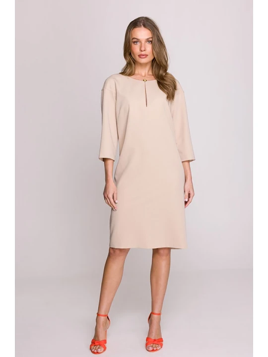Zdjęcie produktu Stylove Sukienka w kolorze beżowym rozmiar: XXL