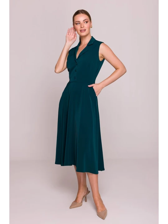 Zdjęcie produktu Stylove Sukienka w kolorze ciemnozielonym rozmiar: L