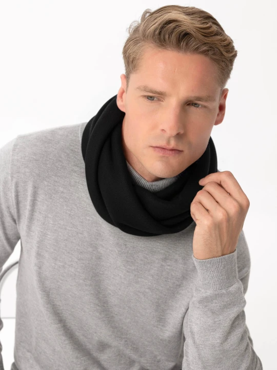 Zdjęcie produktu Stylowy szal męski H-FEST Volcano Czarny