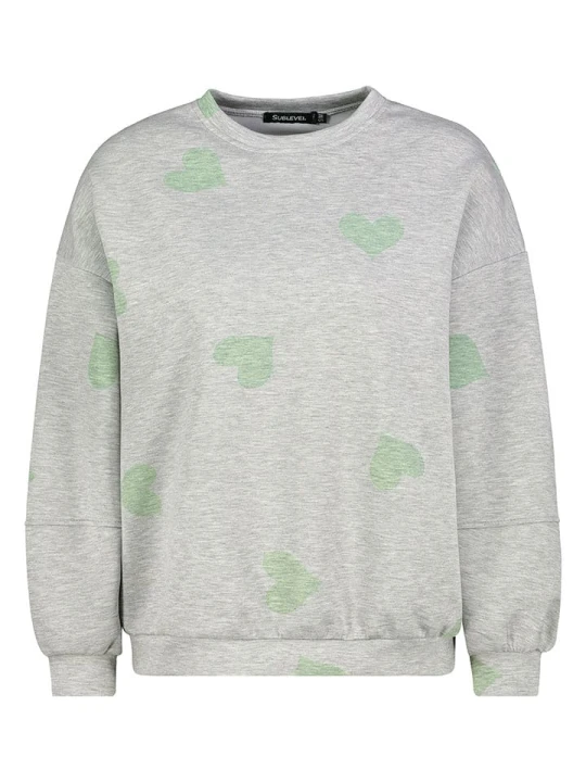 Zdjęcie produktu Sublevel Bluza w kolorze szaro-zielonym rozmiar: M/L