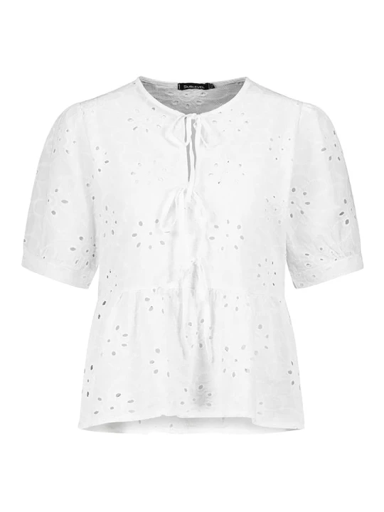 Zdjęcie produktu Sublevel Bluzka w kolorze białym rozmiar: L/XL