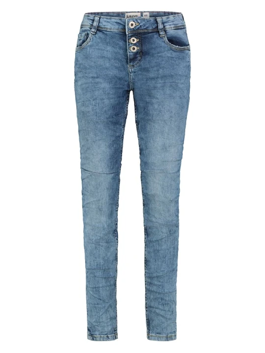 Zdjęcie produktu Sublevel Dżinsy - Skinny fit - w kolorze niebieskim rozmiar: S