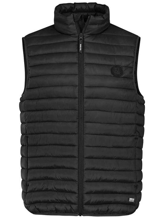 Zdjęcie produktu Sublevel Kamizelka pikowana "Carl" w kolorze czarnym rozmiar: XL