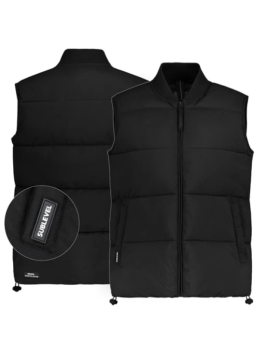 Zdjęcie produktu Sublevel Kamizelka pikowana w kolorze czarnym rozmiar: XL