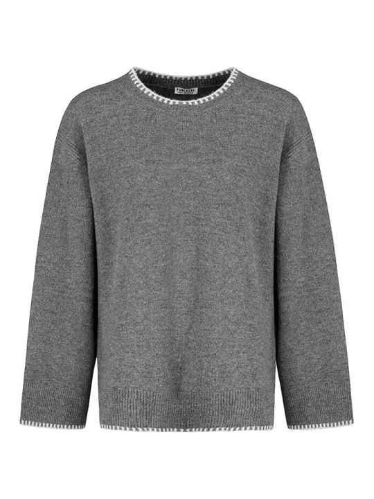 Zdjęcie produktu Sublevel Sweter w kolorze antracytowym rozmiar: XL