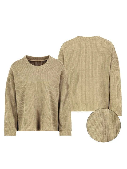 Zdjęcie produktu Sublevel Sweter w kolorze beżowym rozmiar: M / L
