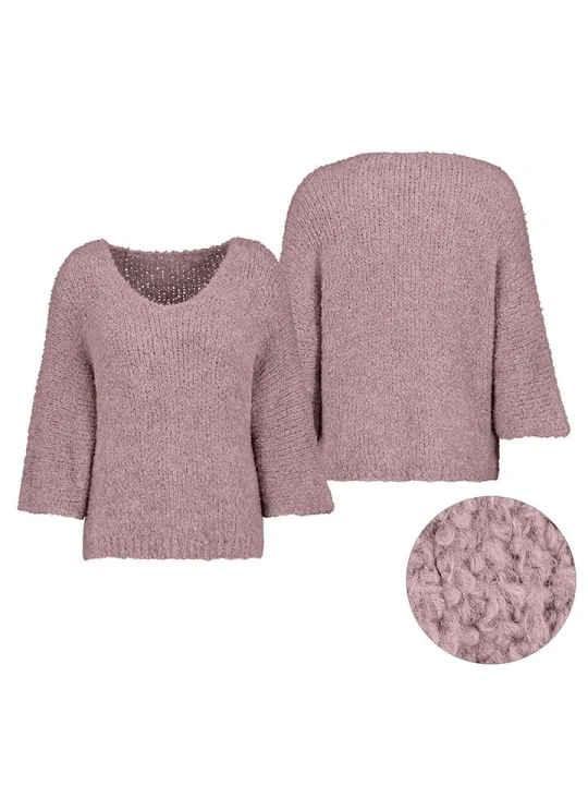 Zdjęcie produktu Sublevel Sweter w kolorze szaroróżowym rozmiar: L/XL