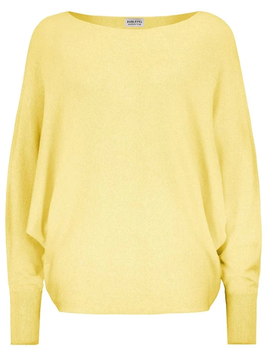 Zdjęcie produktu Sublevel Sweter w kolorze żółtym rozmiar: L / XL