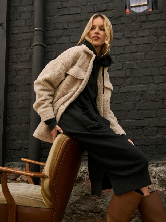Zdjęcie produktu Sukienka bluza oversize Moodo