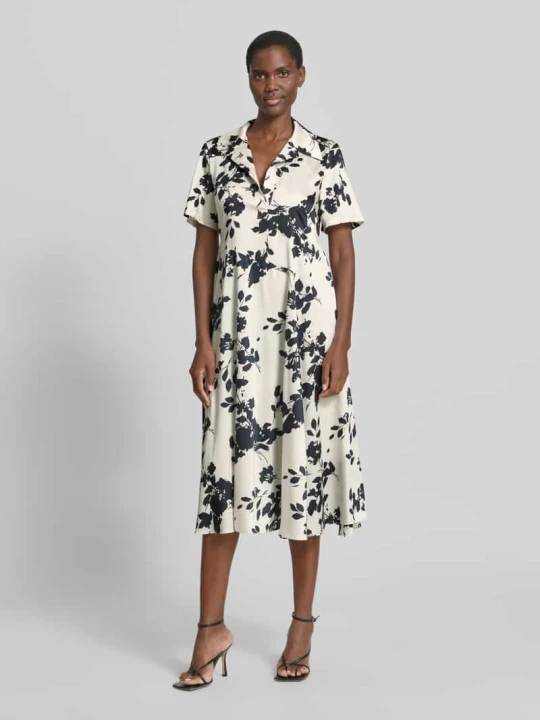 Zdjęcie produktu Sukienka casual w linii A z nadrukiem allover model 'BALTA' MAX&Co. Biały