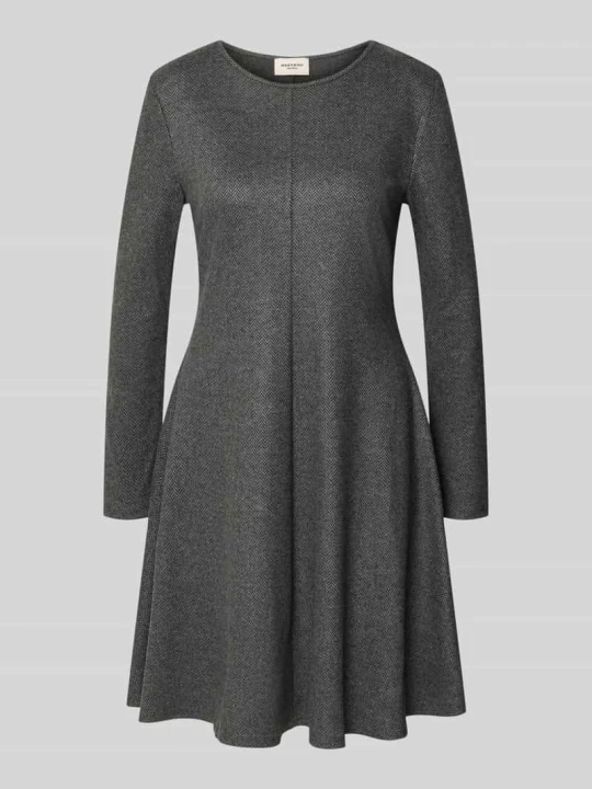 Zdjęcie produktu Sukienka casualowa Fit and Flare z mieszanka wiskozy model 'ESULE' Weekend Max Mara Ciemnoszary