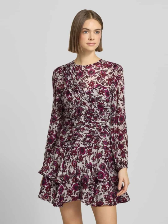 Zdjęcie produktu Dopasowana sukienka casualowa z czystej Wiskoza Model 'MANILA' Pepe Jeans Czerwony