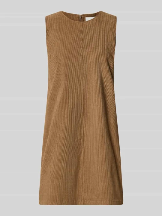 Zdjęcie produktu sukienka casualowa o kroju regular fit z mieszanki bawełny ARMEDANGELS Średniobrązowy