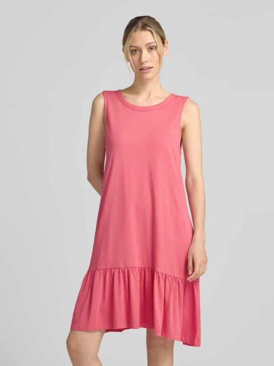 Zdjęcie produktu Sukienka casualowa o kroju relaxed fit z mieszanki bawełny i modalu s.Oliver Mocnoróżowy