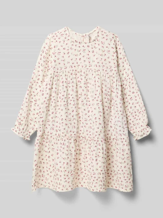 Zdjęcie produktu sukienka casualowa o linii a z czystej bawełny model 'THYRA' Only Écru