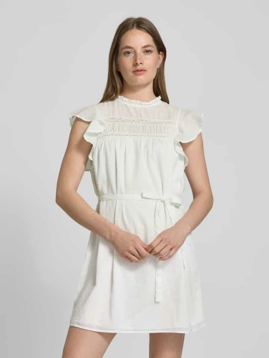 Zdjęcie produktu Sukienka casualowa z czystej bawełny model 'TRINE' Vero Moda Biały