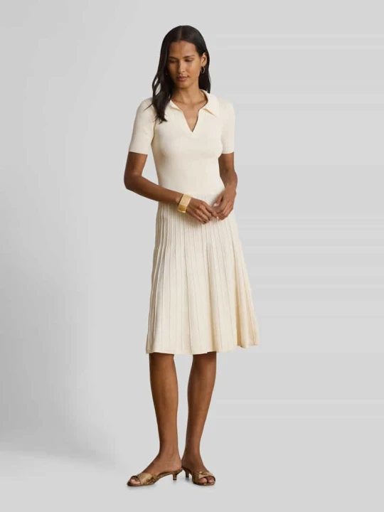 Zdjęcie produktu Sukienka casualowa z mieszanki wiskozy Lauren Ralph Lauren Écru