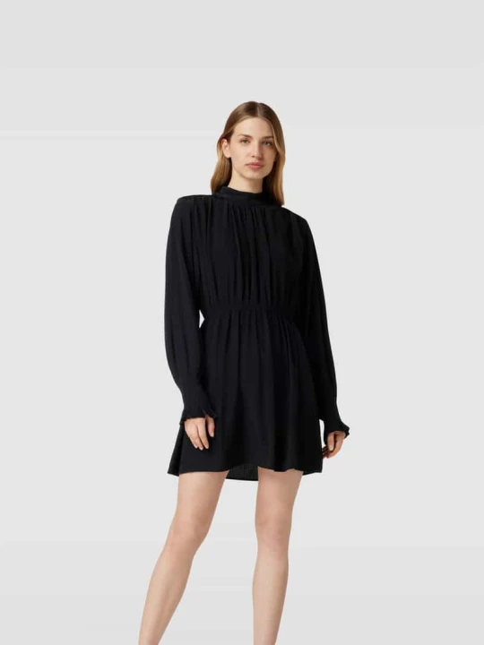 Zdjęcie produktu Sukienka do kolan z czystej wiskozy Designers Remix Czarny