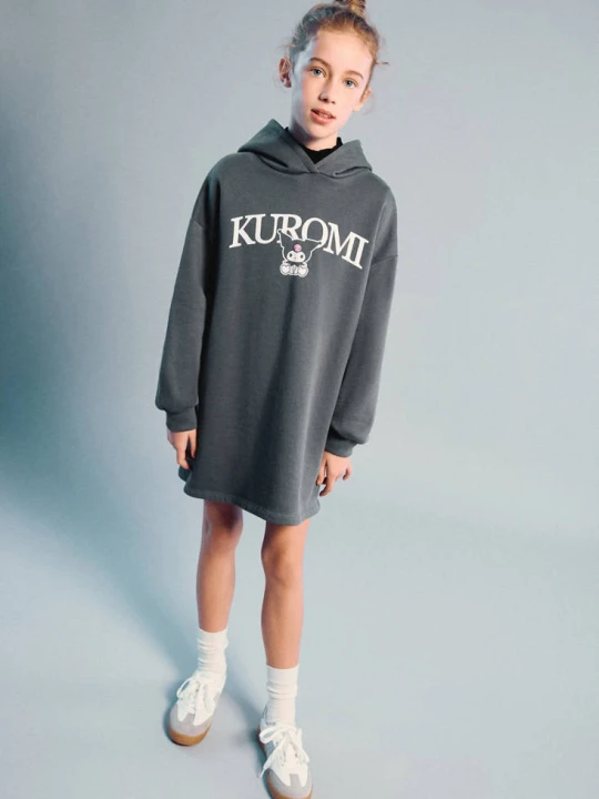 Zdjęcie produktu Sukienka dresowa Kuromi antracytowy - Dzieci - lata - MANGO KIDS