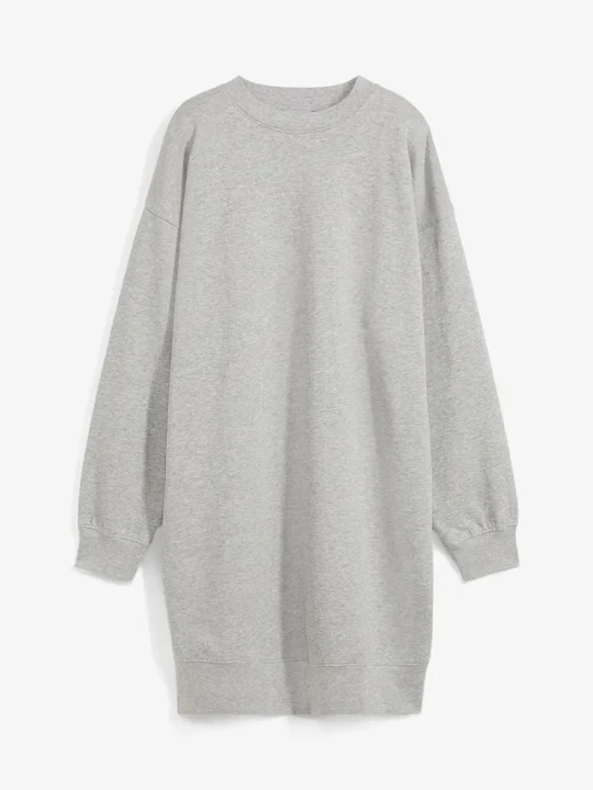 Zdjęcie produktu Sukienka dresowa oversized BonPrix szary