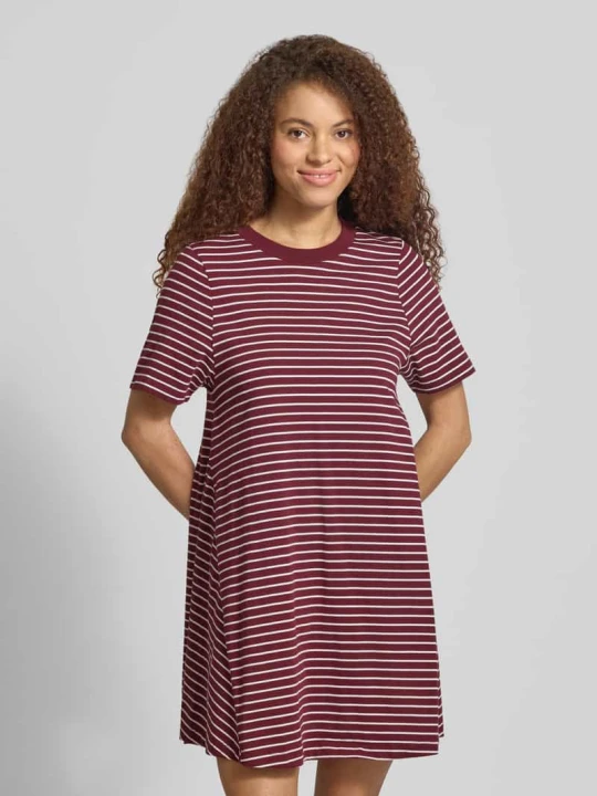 Zdjęcie produktu Sukienka dresowa oversized z czystej bawełny Marc O'Polo Bordowy