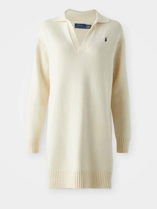 Zdjęcie produktu Sukienka dresowa Polo Ralph Lauren mleczny